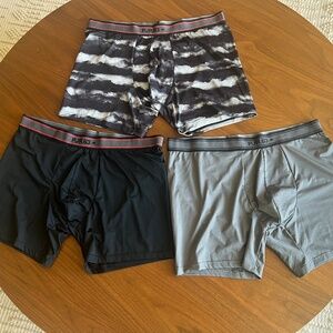 Men's Pajar NWOT XL Boxer Briefs Performance Underwear. Black, Gray, Abstract
